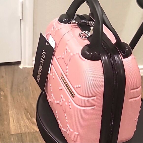 Steve Madden SM Logo Hard Shell Cosmetic Case - Picture 4 of 8